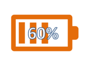 Logo BATERIE ELEKTROKOLA 60% Logo BATERIE ELEKTROKOLA 60%